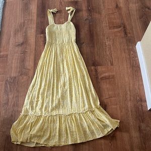 Flowy, floral detailing dress